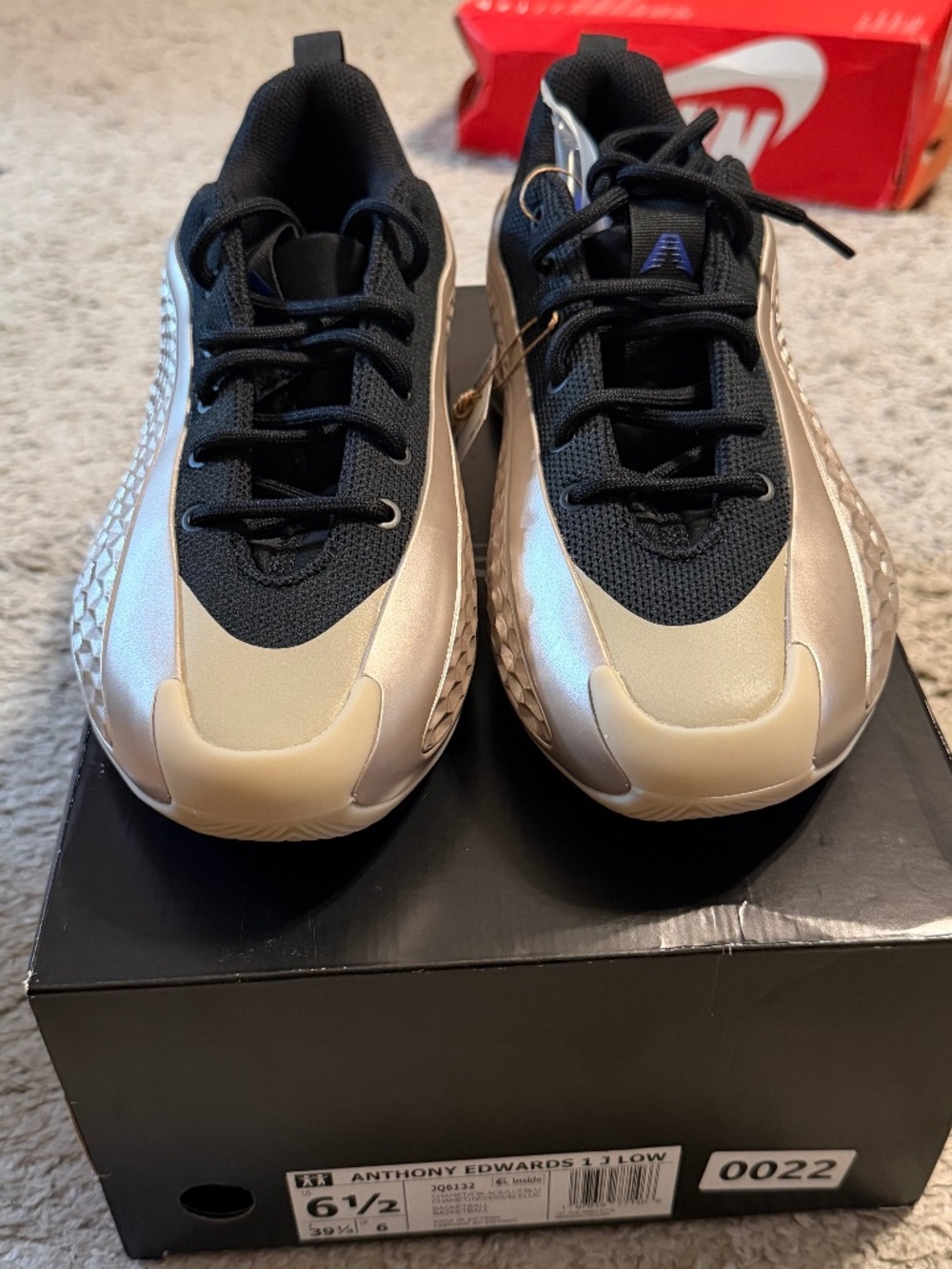 Brand New Anthony Edward’s Size 6.5 Youth
